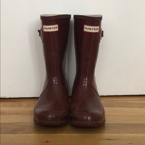 Hunter Rainboots - short, original gloss
